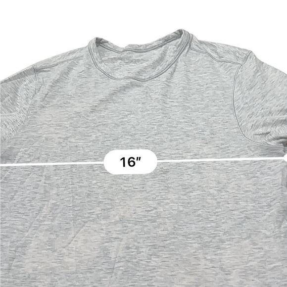 LULULEMON gray Men's basic layering undershirt base T-Shirt Size medium - Picture 6 of 8